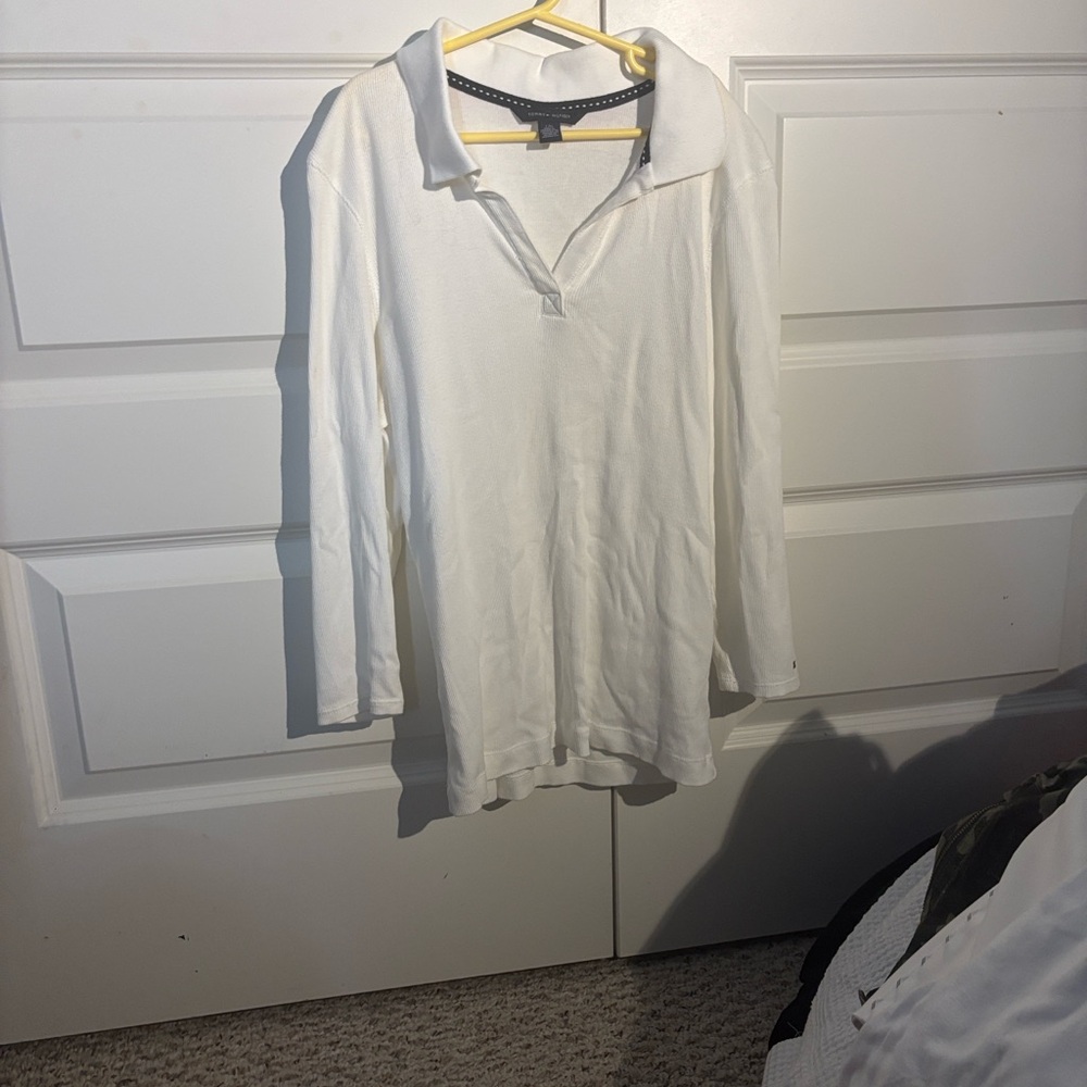 Tommy Hilfiger White Polo Shirt